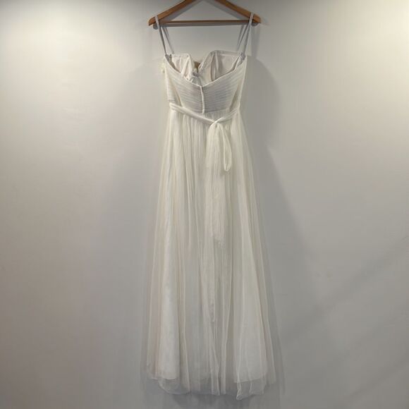 Jenny Yoo NWOT sz 16 tulle wedding or formal dress never worn gorgeous strapless - Picture 5 of 6